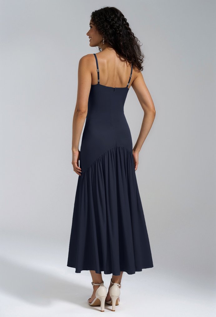 AW Mariyah Dark Navy  Short Bridesmaid Dresses