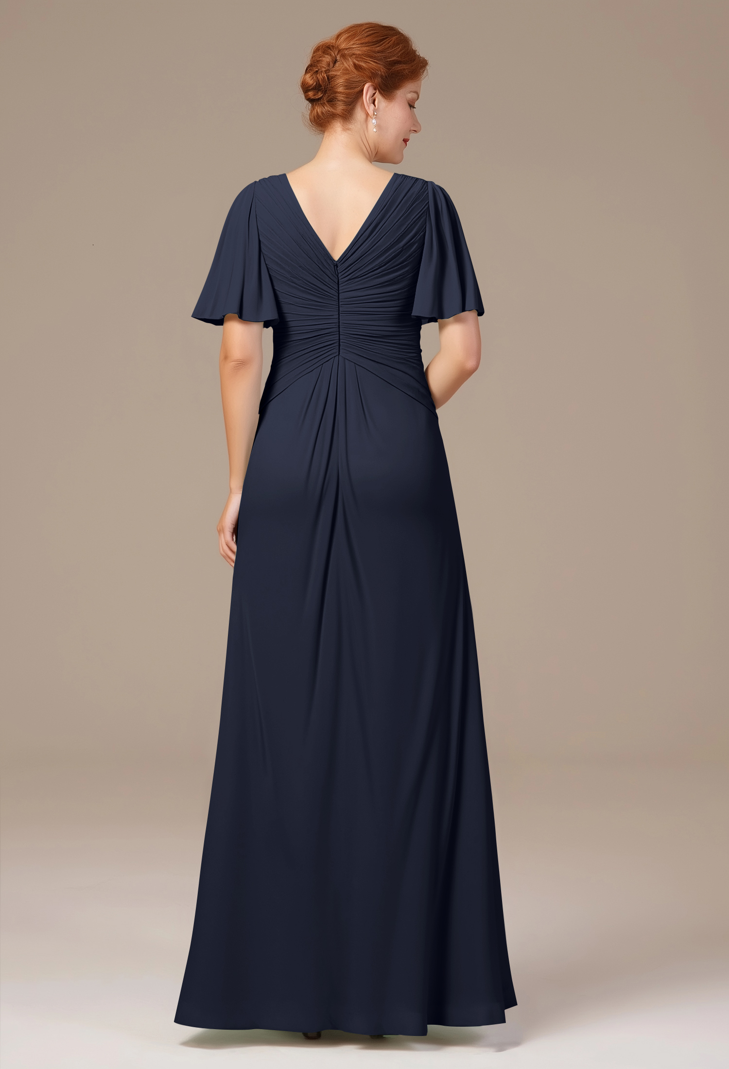 AW Tori Dark Navy  Mother of the Bride Dresses