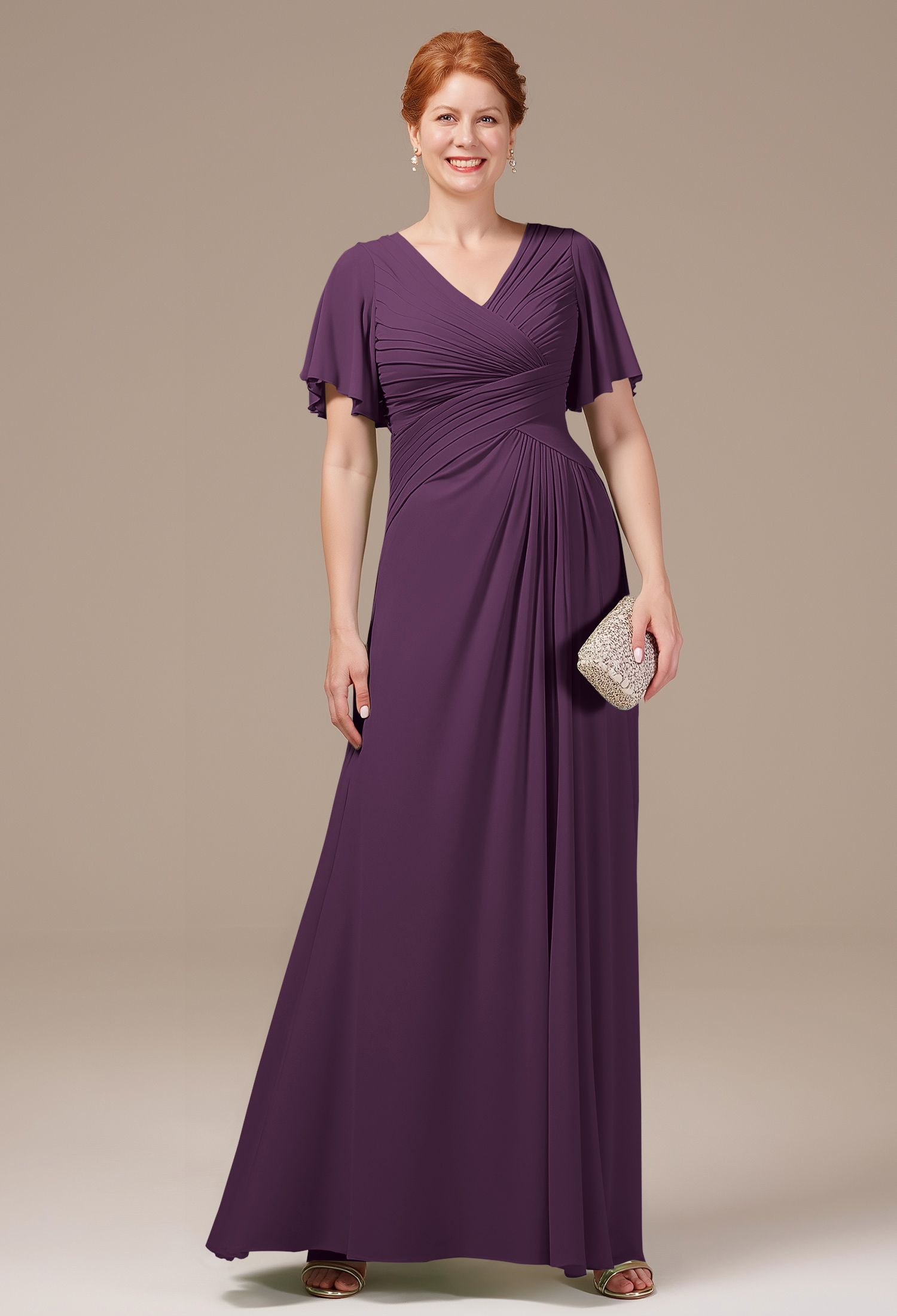 AW Tori Grape  Mother of the Bride Dresses