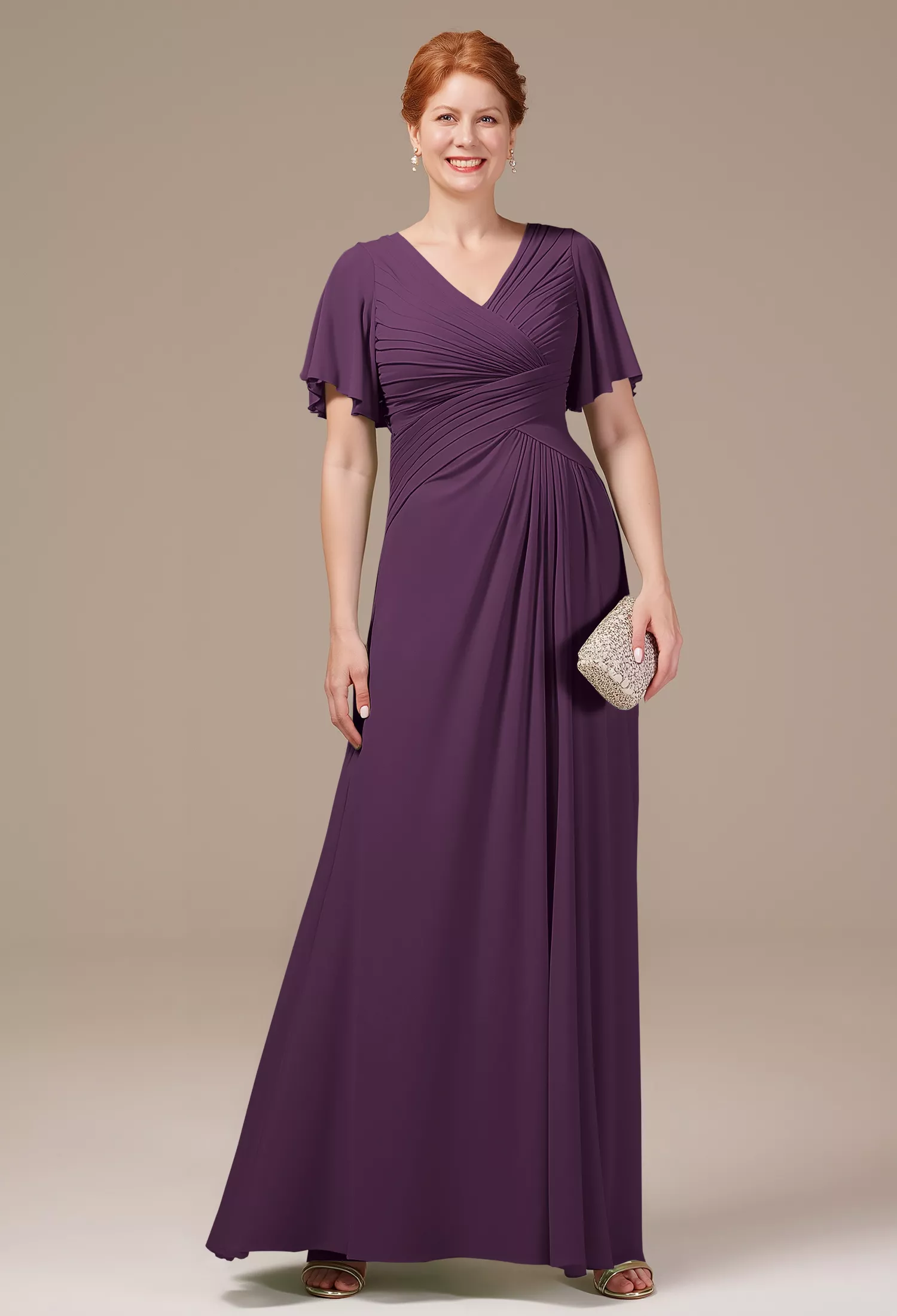 AW Tori Grape  Mother of the Bride Dresses