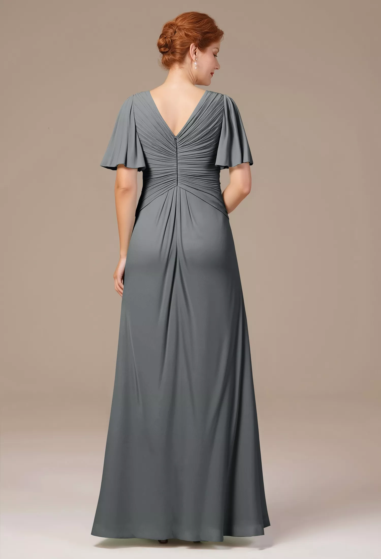 AW Tori Steel Gray  Mother of the Bride Dresses