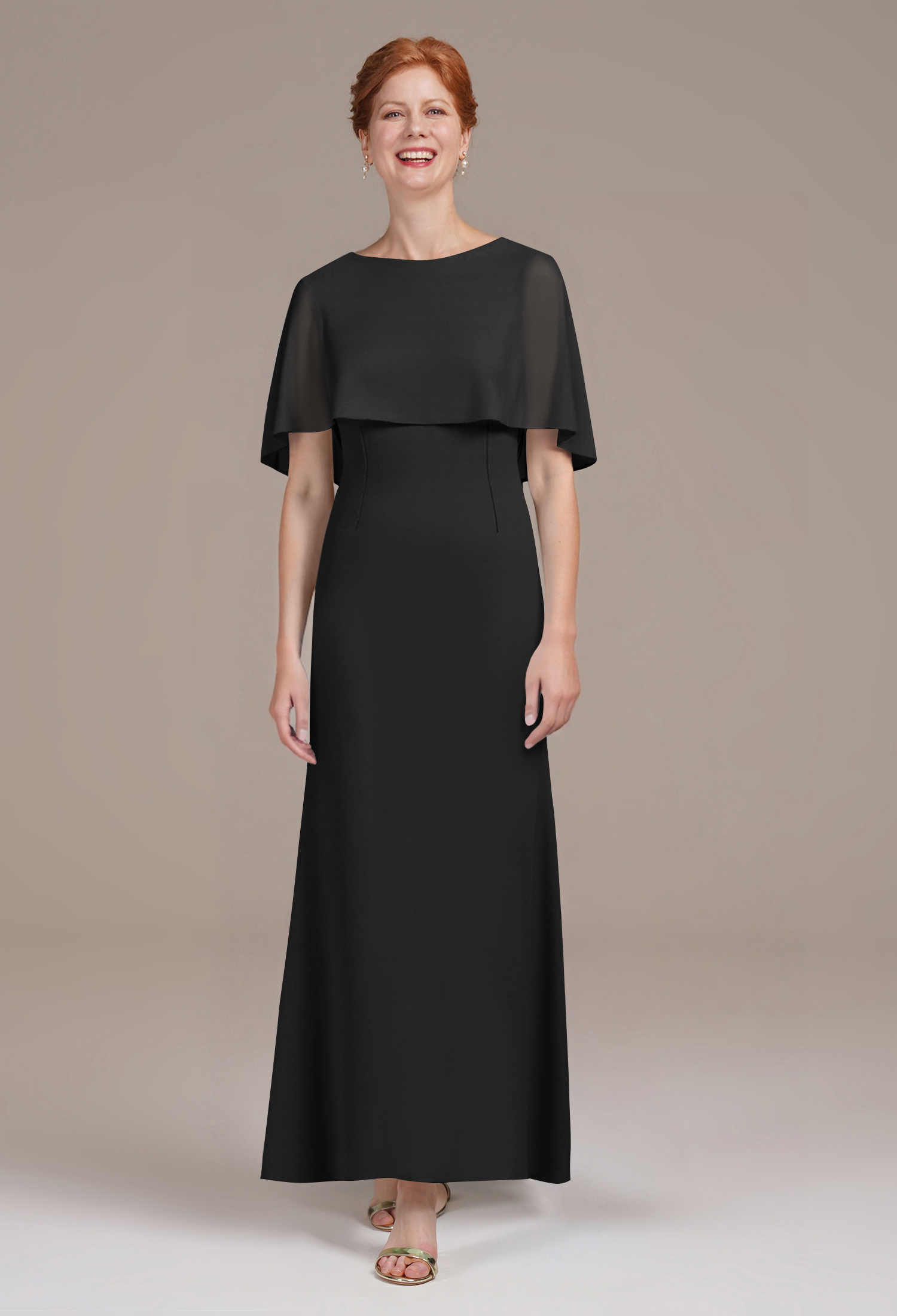 AW Zain Black  Mother of the Bride Dresses