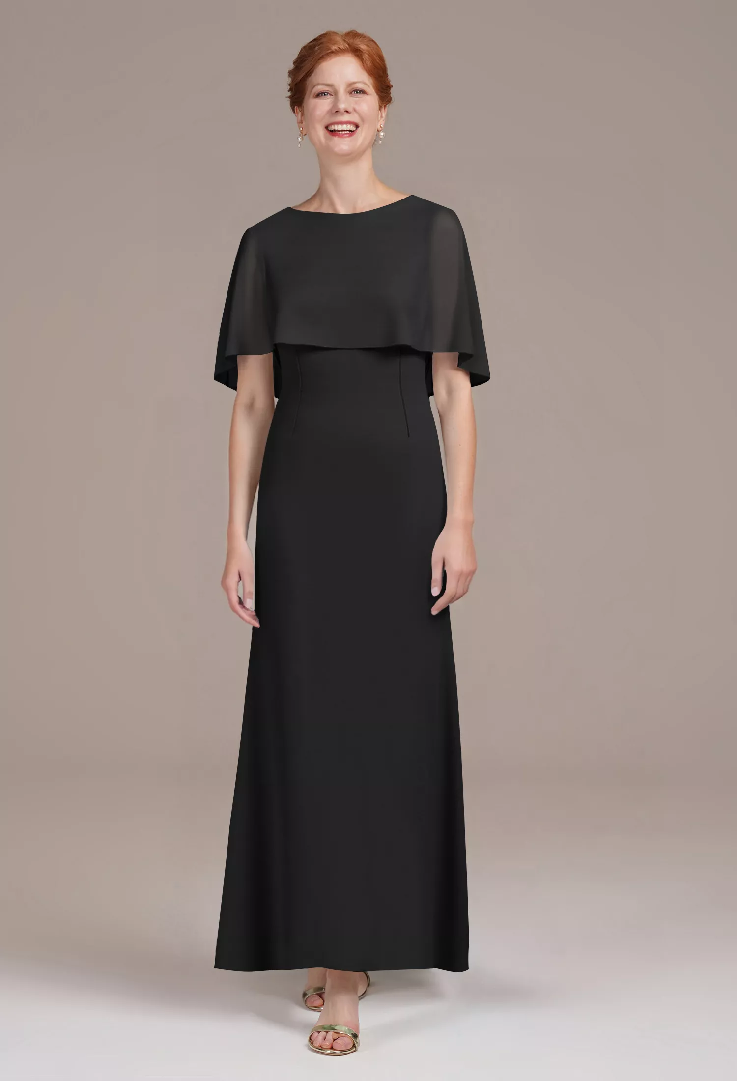 AW Zain Black  Mother of the Bride Dresses