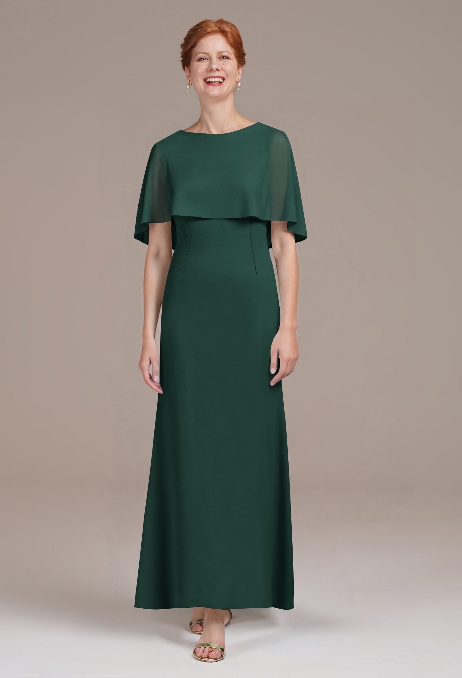 AW Zain Dark Emerald  Mother of the Bride Dresses