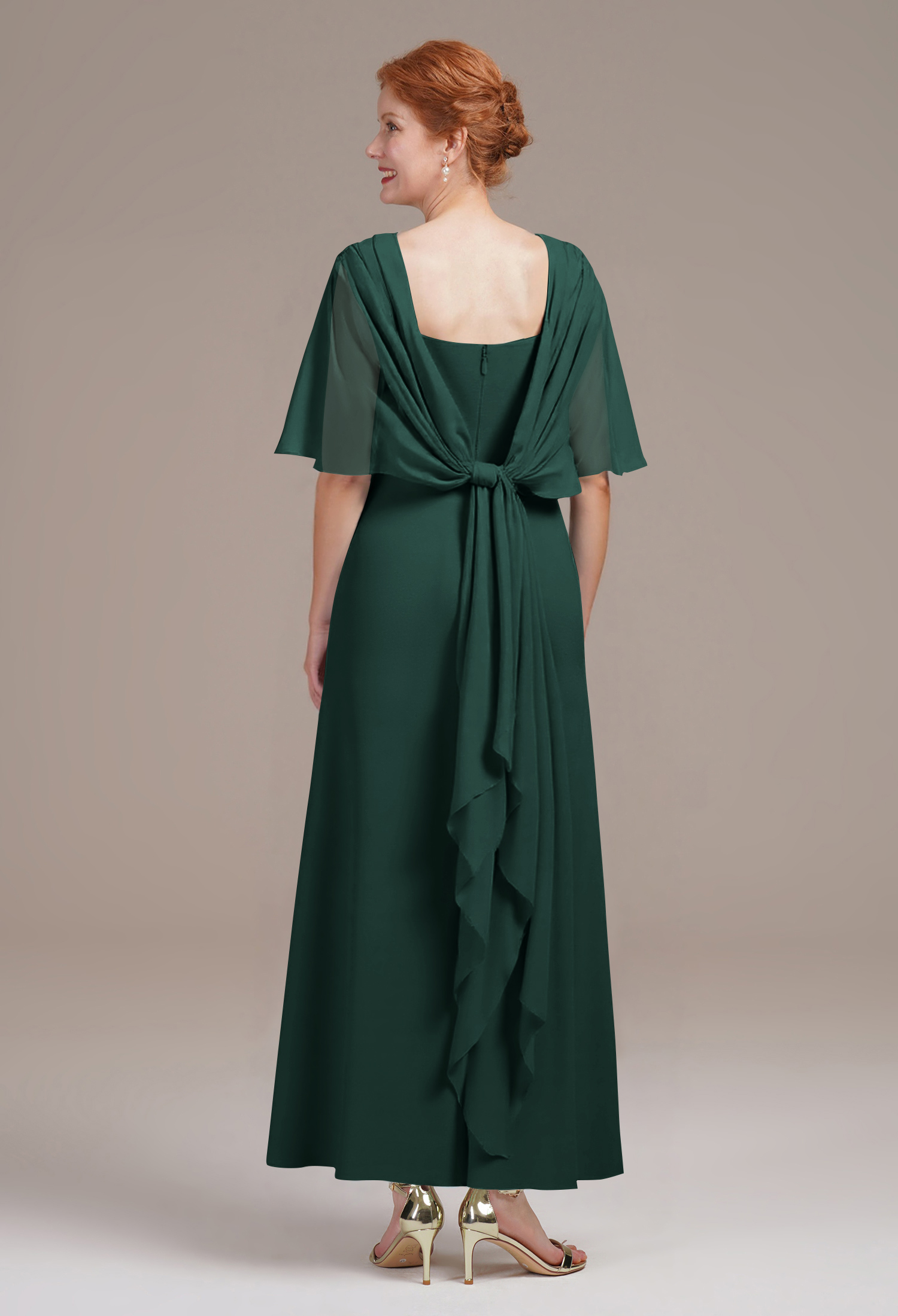 AW Zain Dark Emerald  Mother of the Bride Dresses