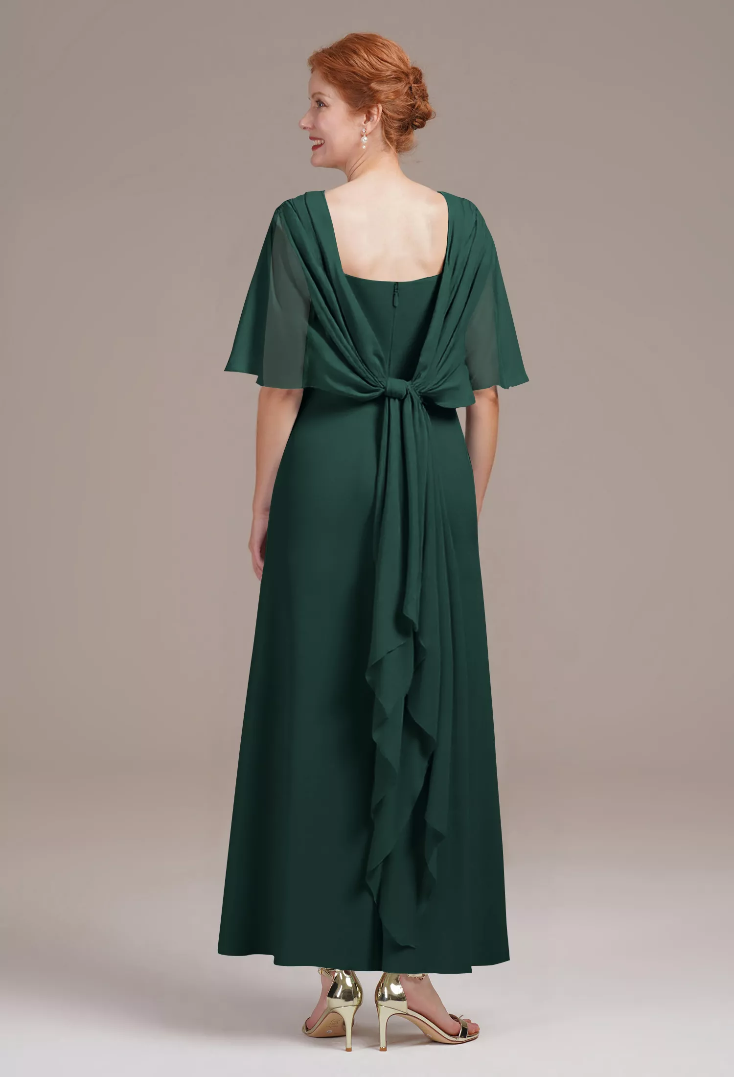 AW Zain Dark Emerald  Mother of the Bride Dresses