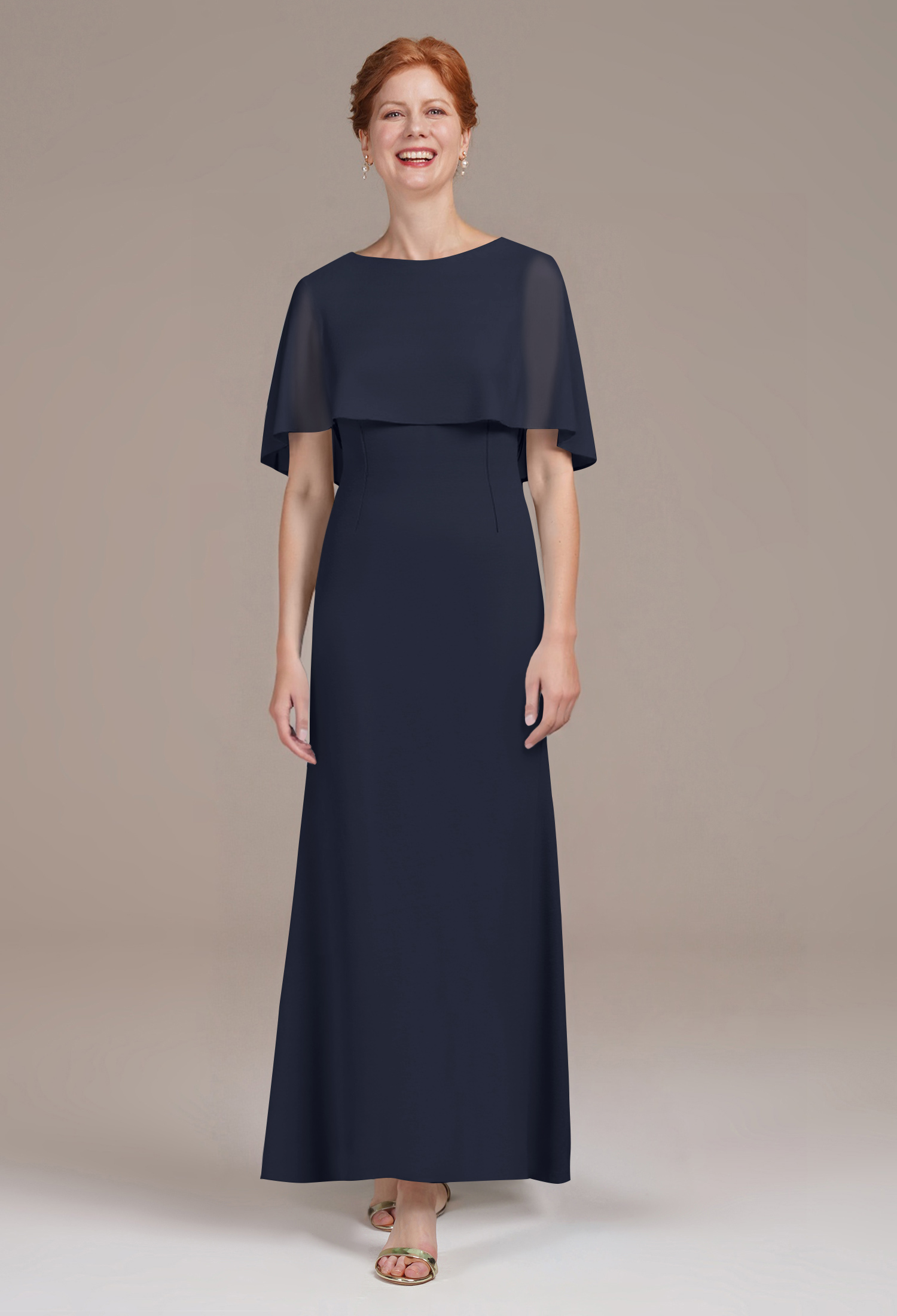 AW Zain Dark Navy  Mother of the Bride Dresses