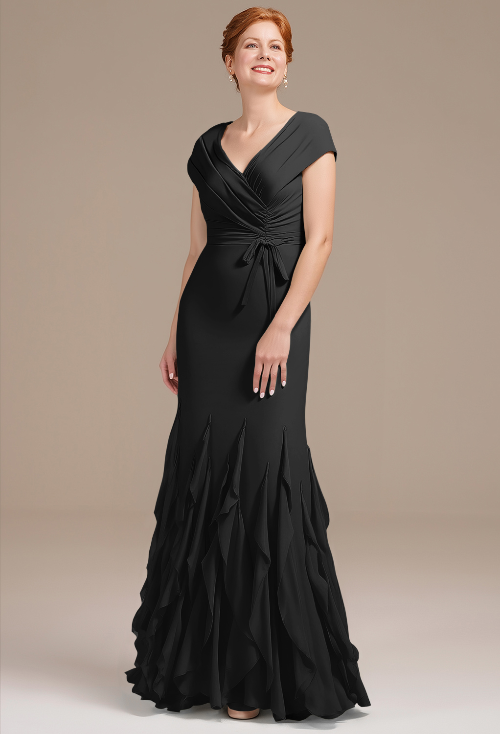 AW Ela Black  Mother of the Bride Dresses