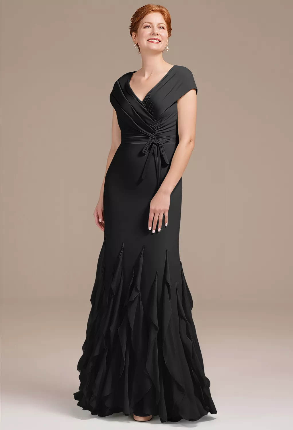 AW Ela Black  Mother of the Bride Dresses