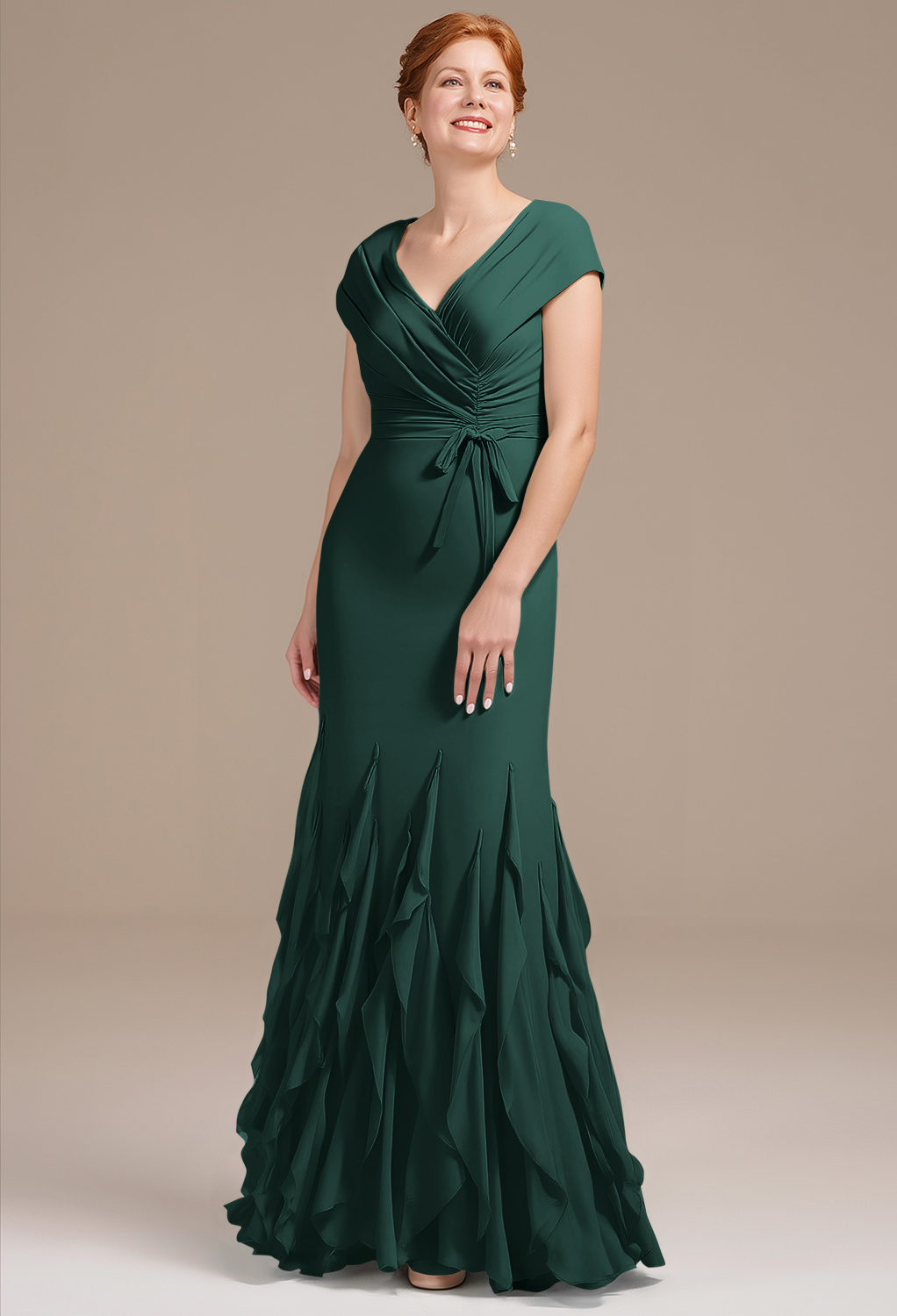 AW Ela Dark Emerald  Mother of the Bride Dresses