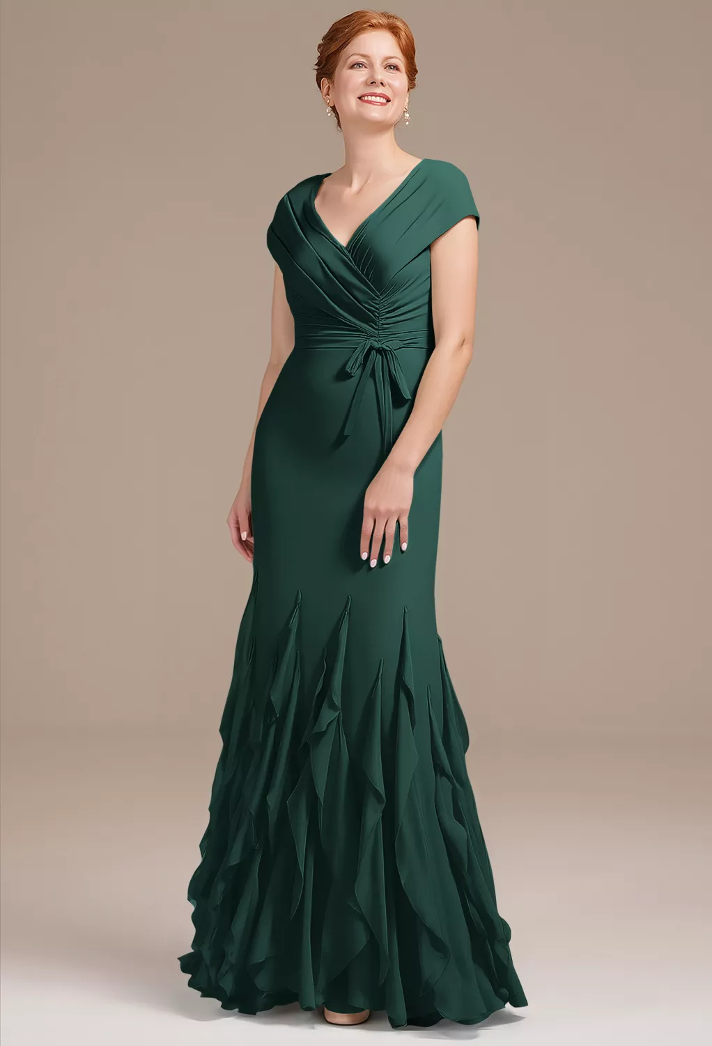 AW Ela Dark Emerald  Mother of the Bride Dresses