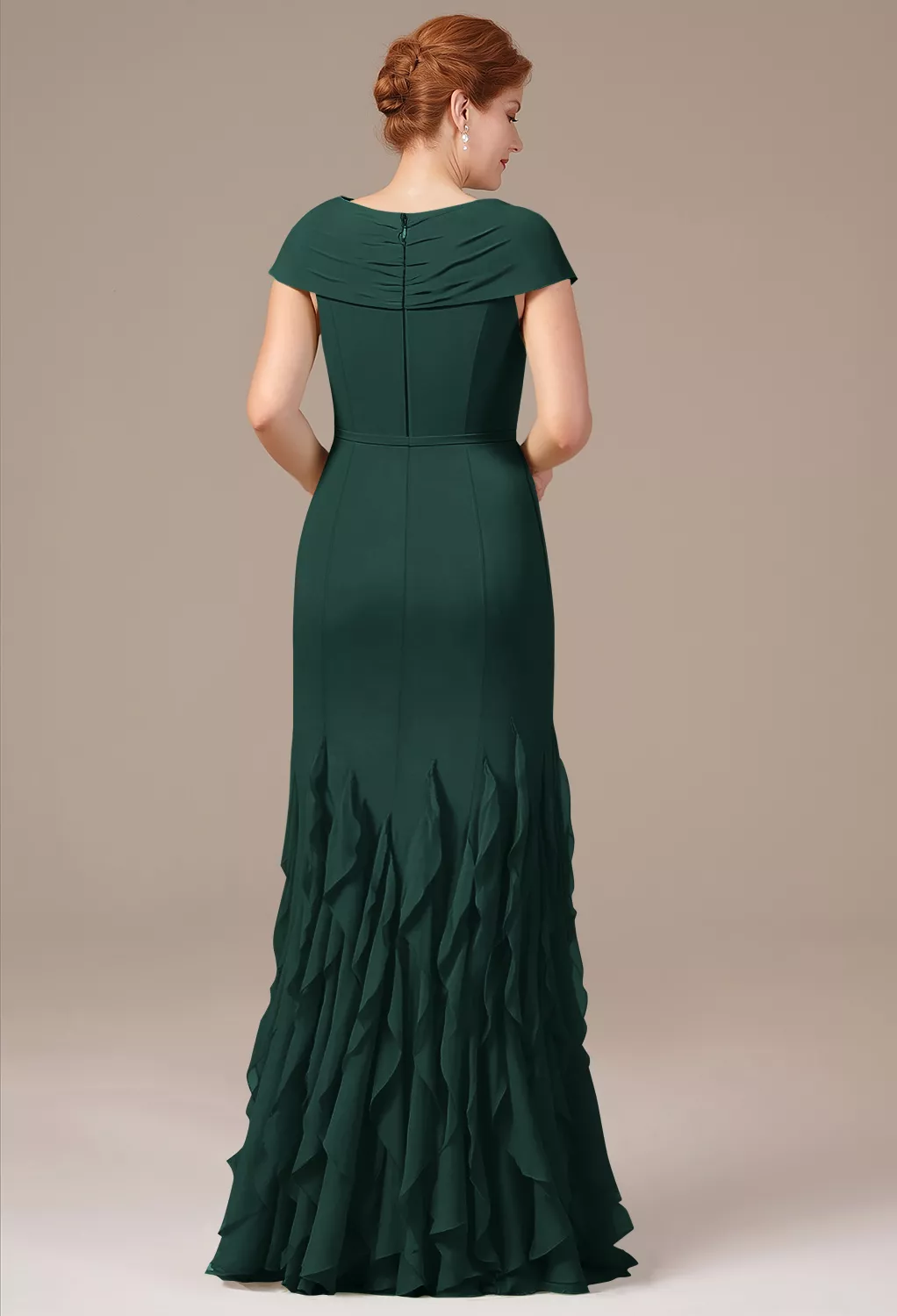 AW Ela Dark Emerald  Mother of the Bride Dresses