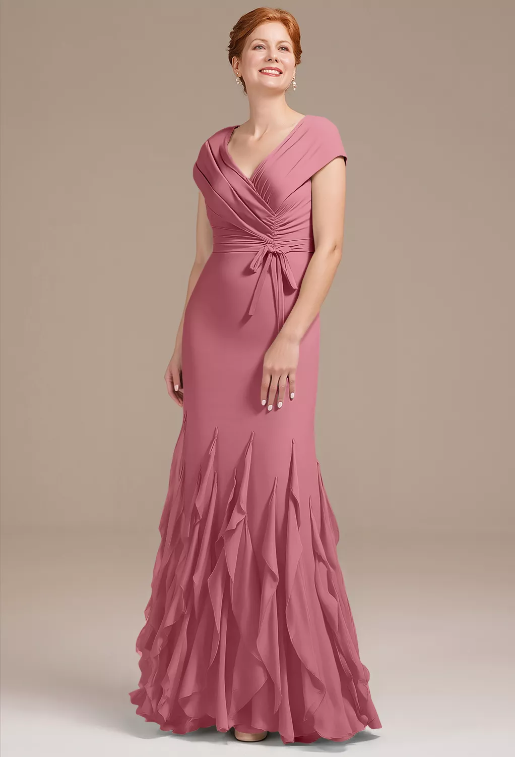 AW Ela Desert Rose  Mother of the Bride Dresses