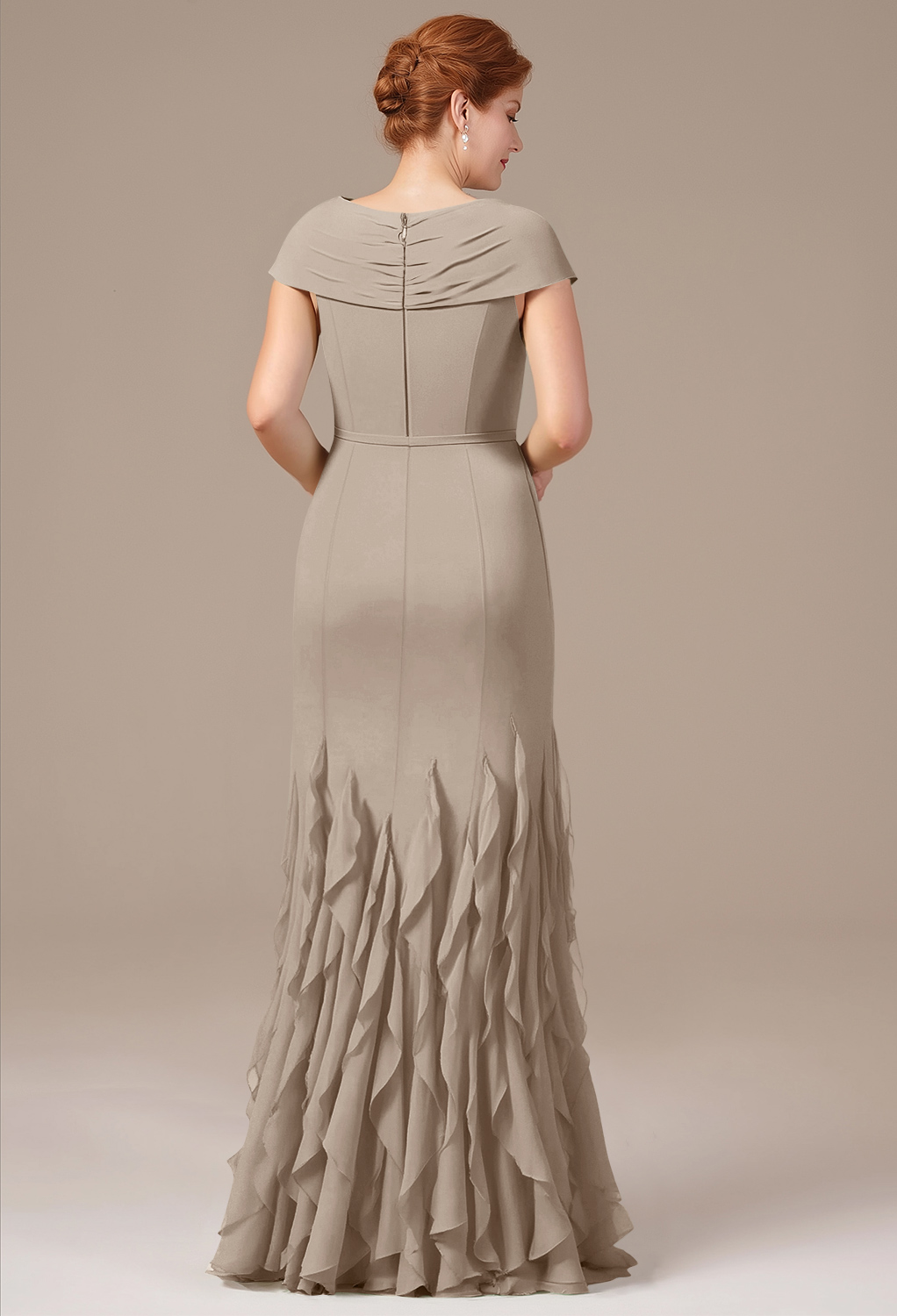AW Ela Taupe  Mother of the Bride Dresses