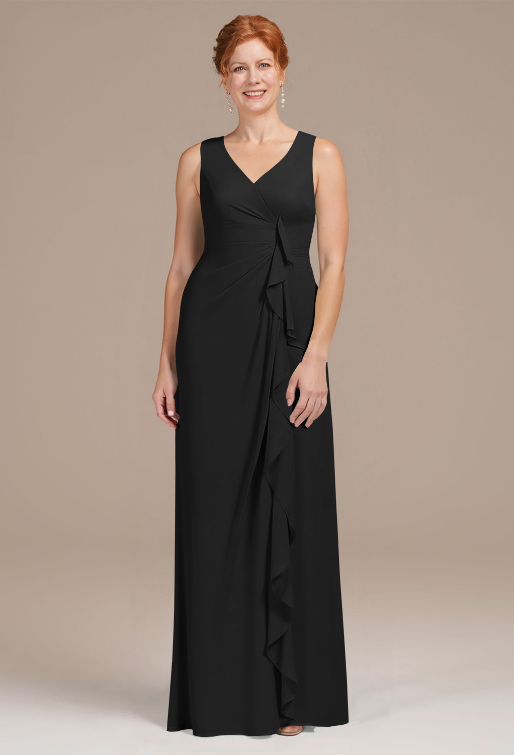 AW Melisa Black  Mother of the Bride Dresses