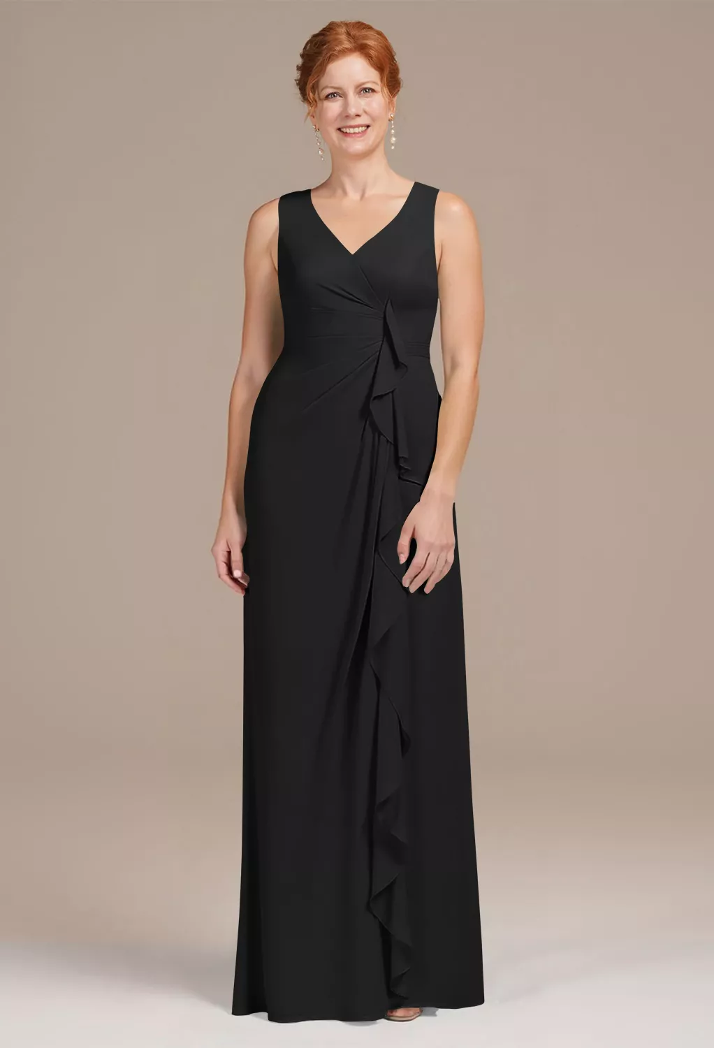 AW Melisa Black  Mother of the Bride Dresses