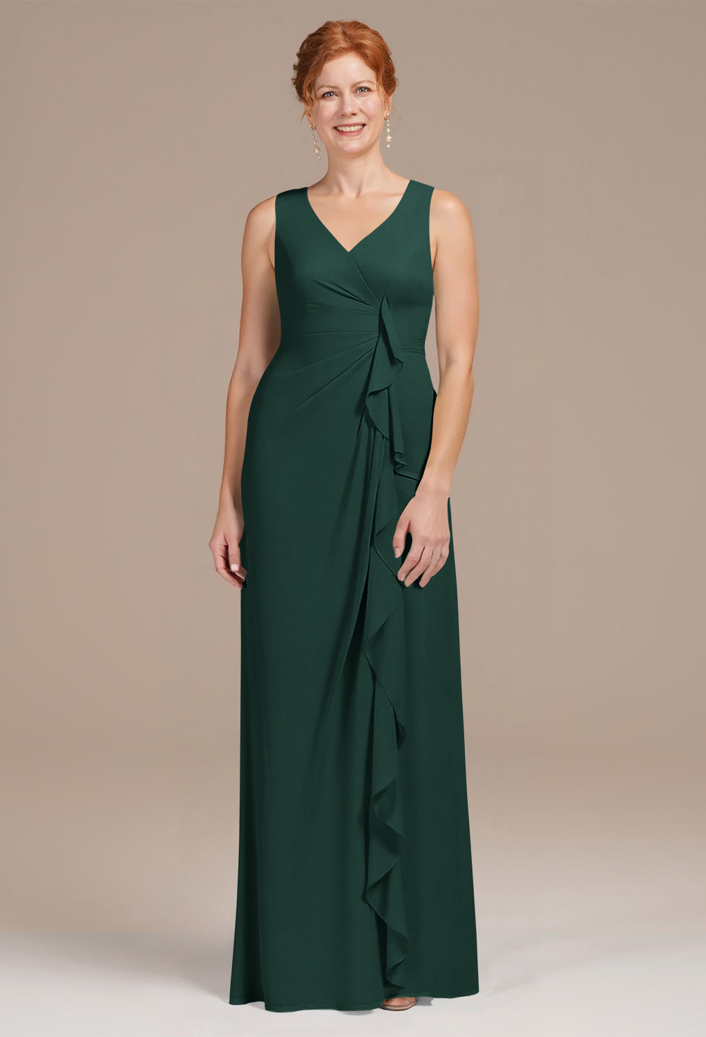 AW Melisa Dark Emerald  Mother of the Bride Dresses