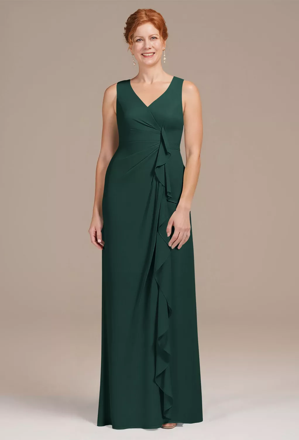 AW Melisa Dark Emerald  Mother of the Bride Dresses