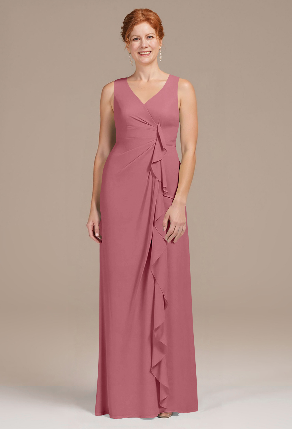 AW Melisa Desert Rose  Mother of the Bride Dresses