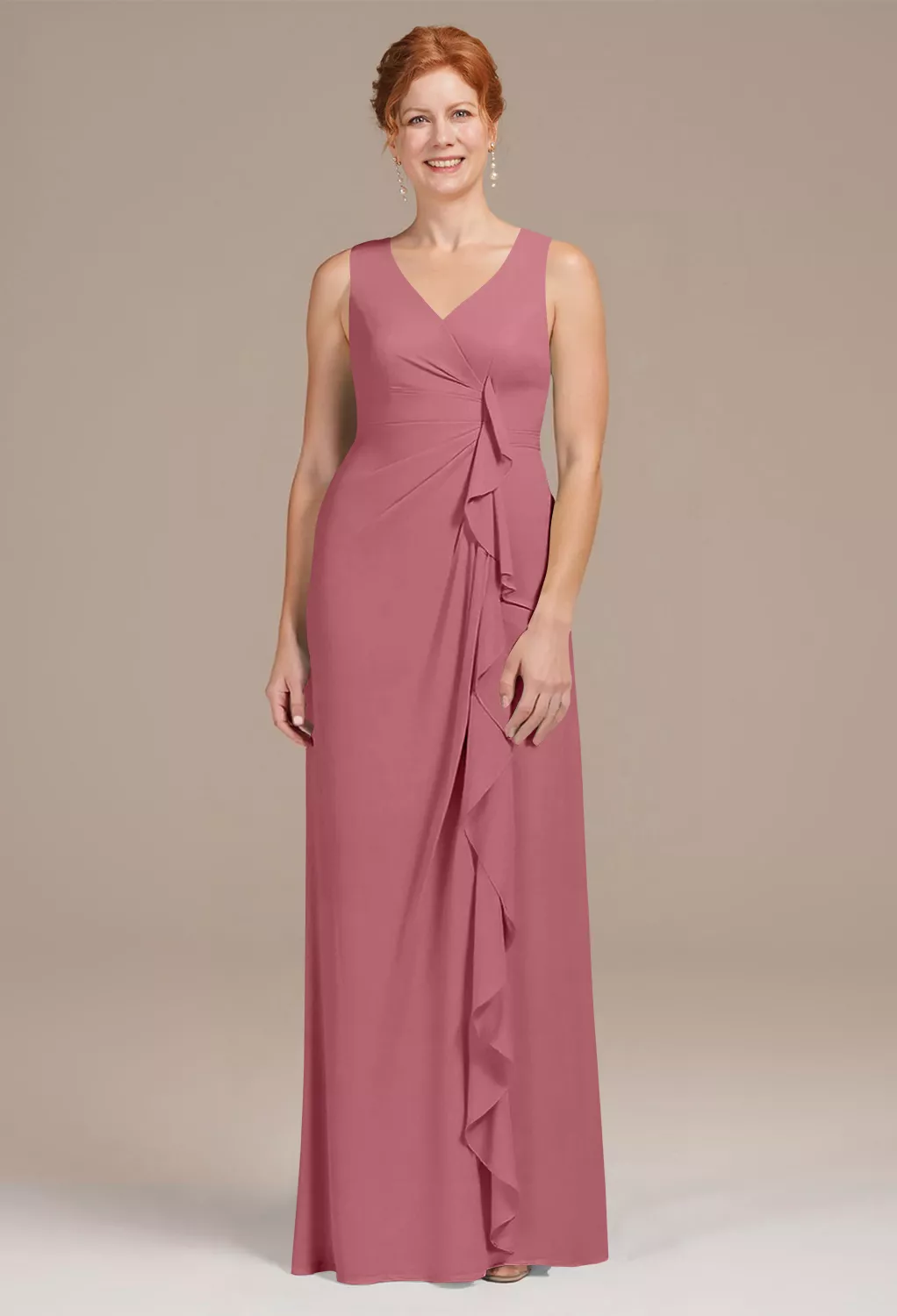 AW Melisa Desert Rose  Mother of the Bride Dresses