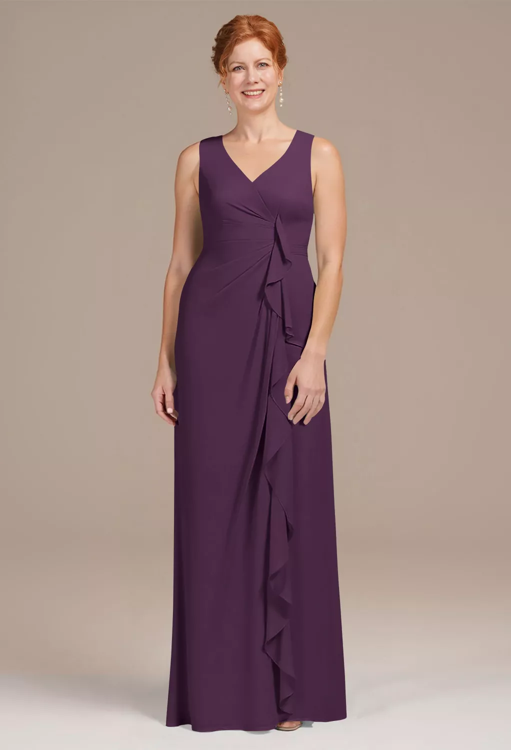 AW Melisa Grape  Mother of the Bride Dresses