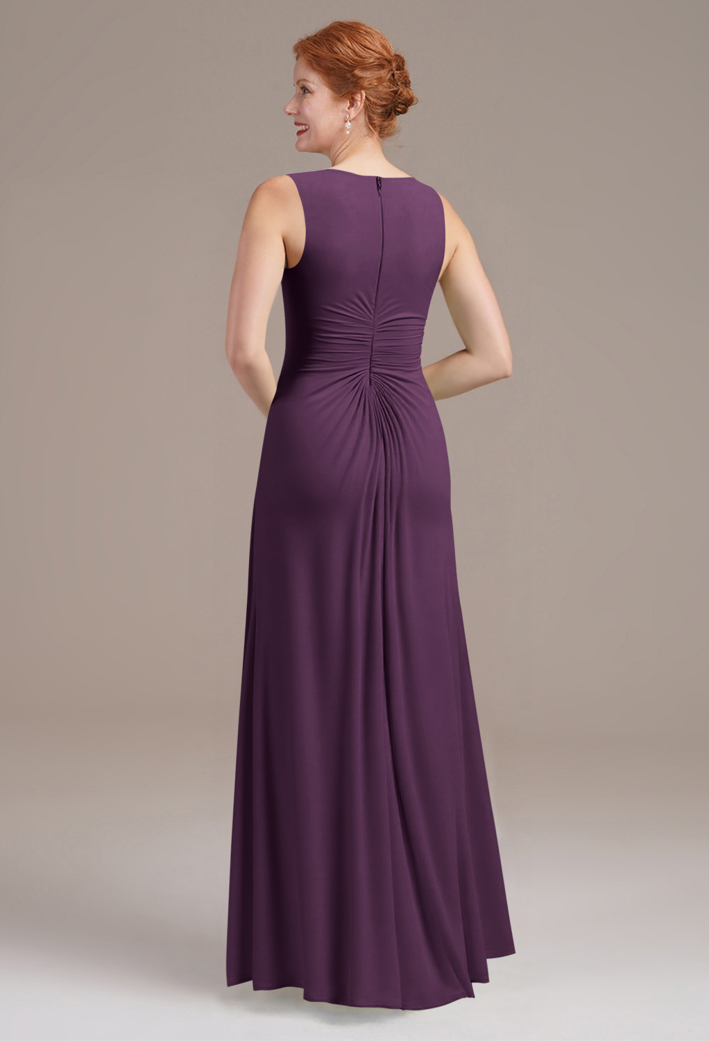 AW Melisa Grape  Mother of the Bride Dresses