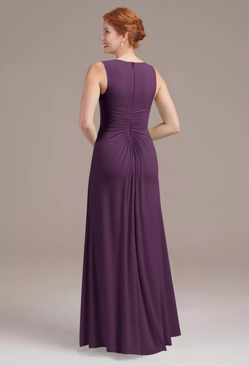 AW Melisa Grape  Mother of the Bride Dresses