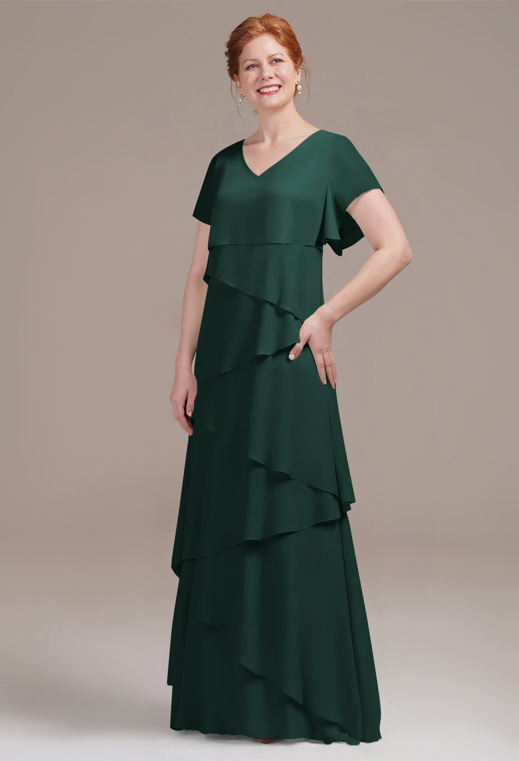 AW Emmy Dark Emerald  Mother of the Bride Dresses