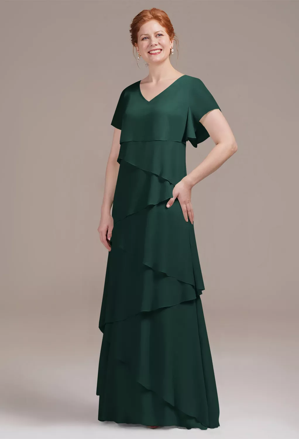 AW Emmy Dark Emerald  Mother of the Bride Dresses