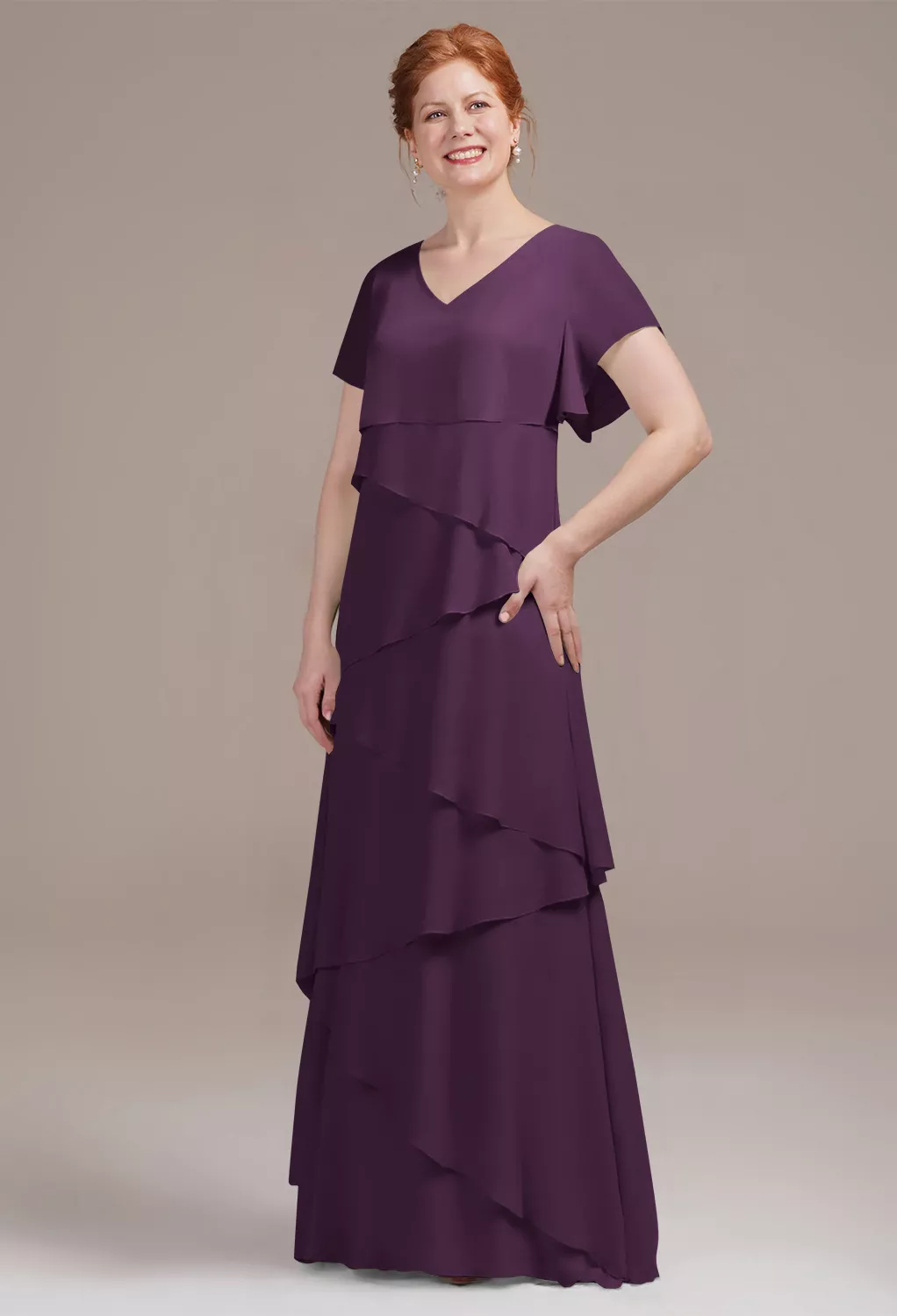 AW Emmy Grape  Mother of the Bride Dresses