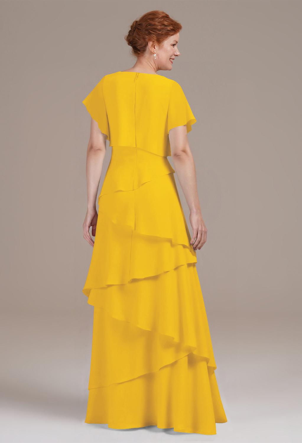 AW Emmy Mustard Yellow  Mother of the Bride Dresses