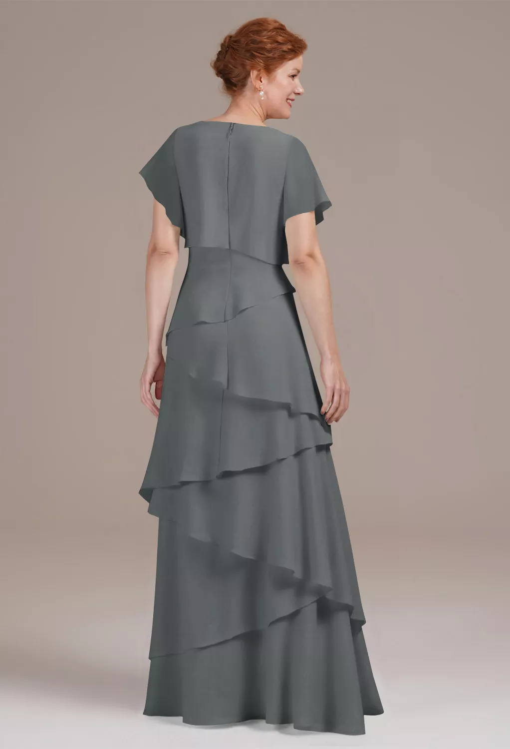 AW Emmy Steel Gray  Mother of the Bride Dresses