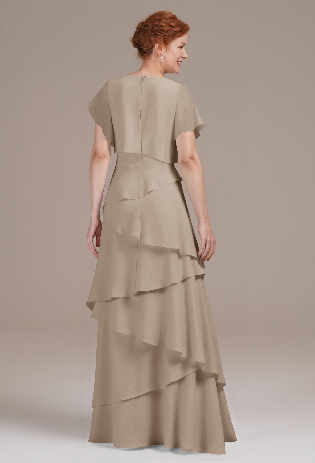 AW Emmy Taupe  Mother of the Bride Dresses