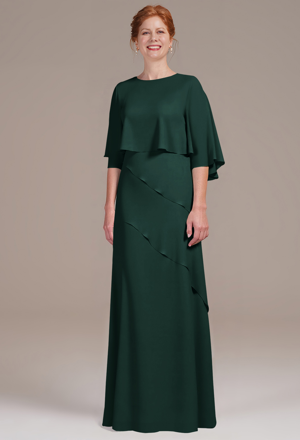 AW Keeley Dark Emerald  Mother of the Bride Dresses