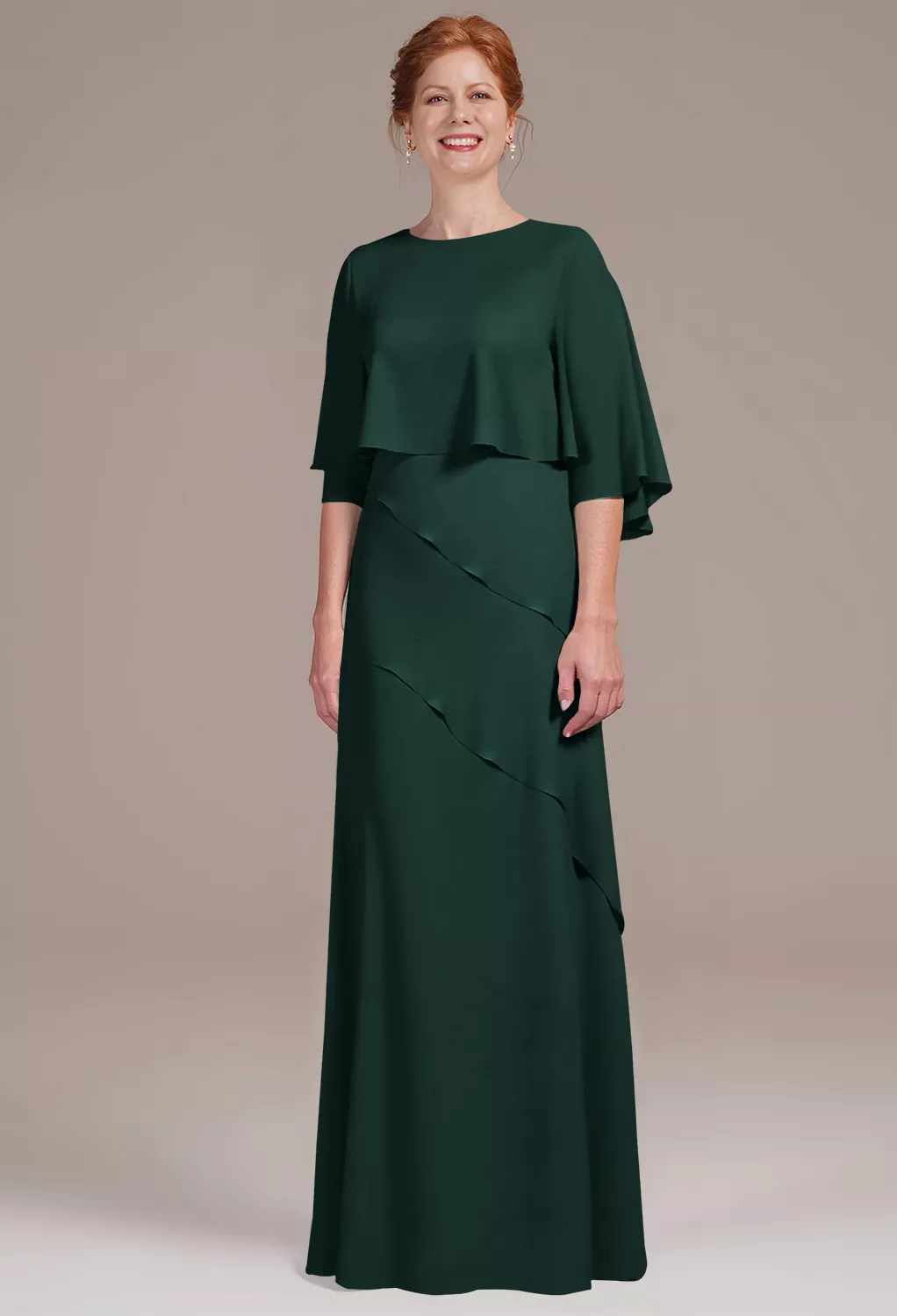 AW Keeley Dark Emerald  Mother of the Bride Dresses