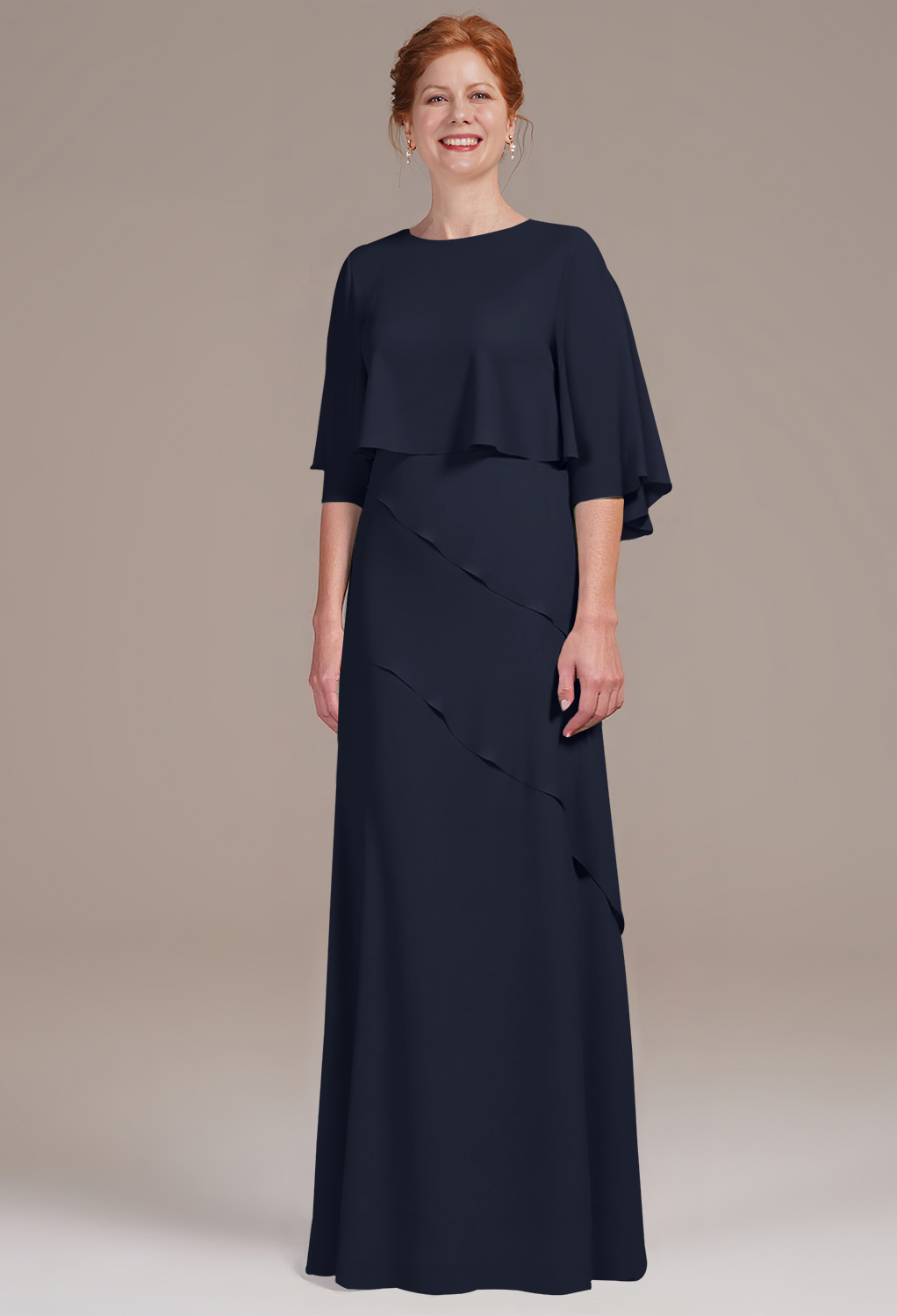 AW Keeley Dark Navy  Mother of the Bride Dresses