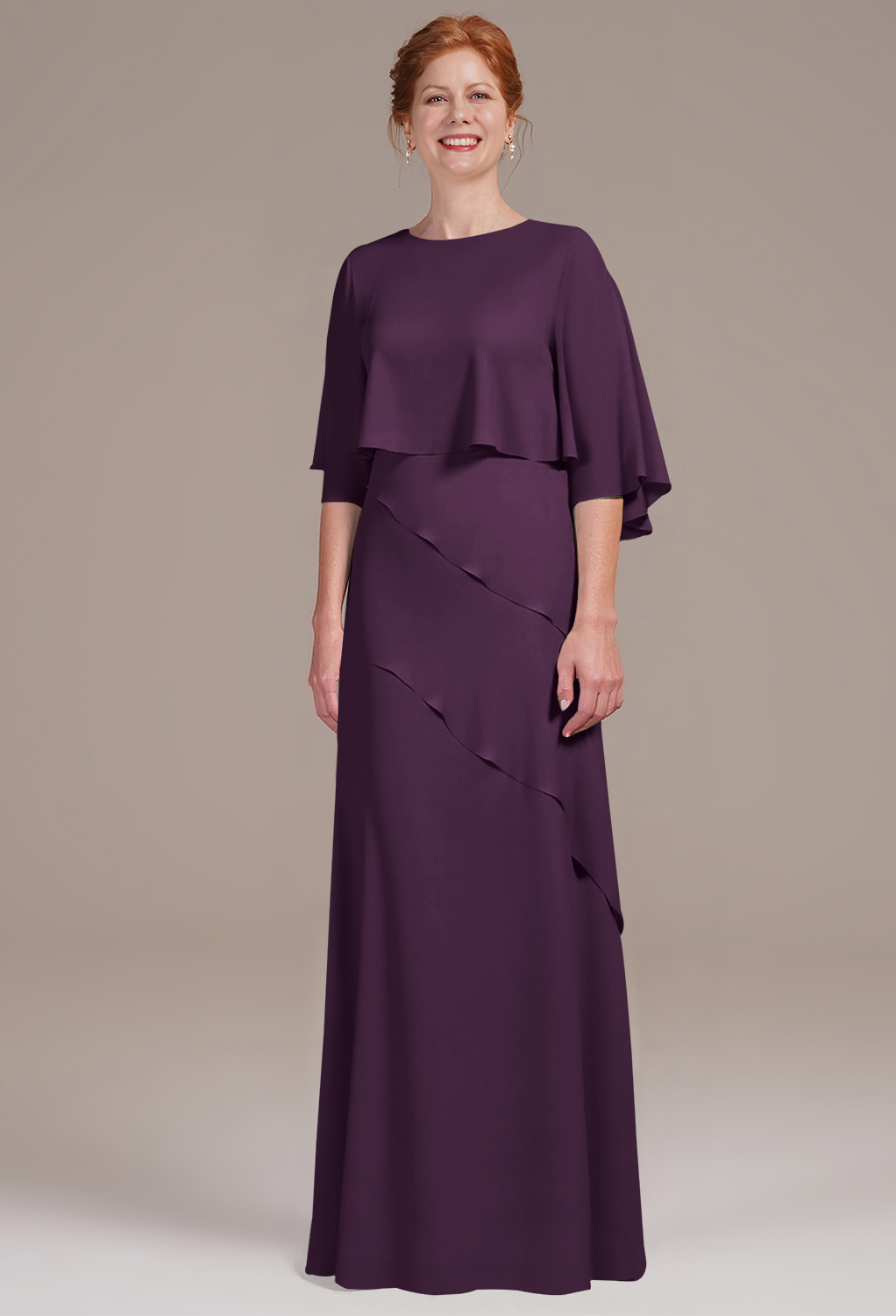 AW Keeley Grape  Mother of the Bride Dresses