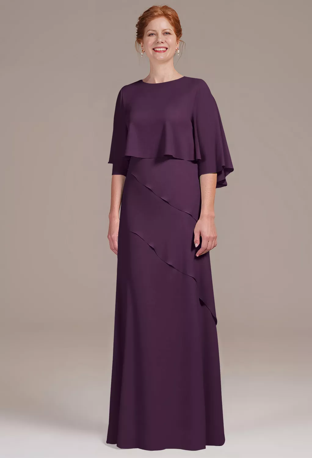 AW Keeley Grape  Mother of the Bride Dresses