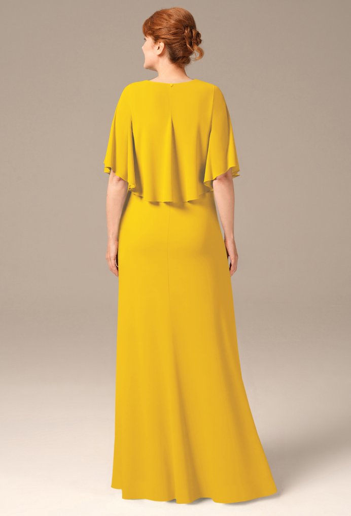 AW Keeley Mustard Yellow  Mother of the Bride Dresses