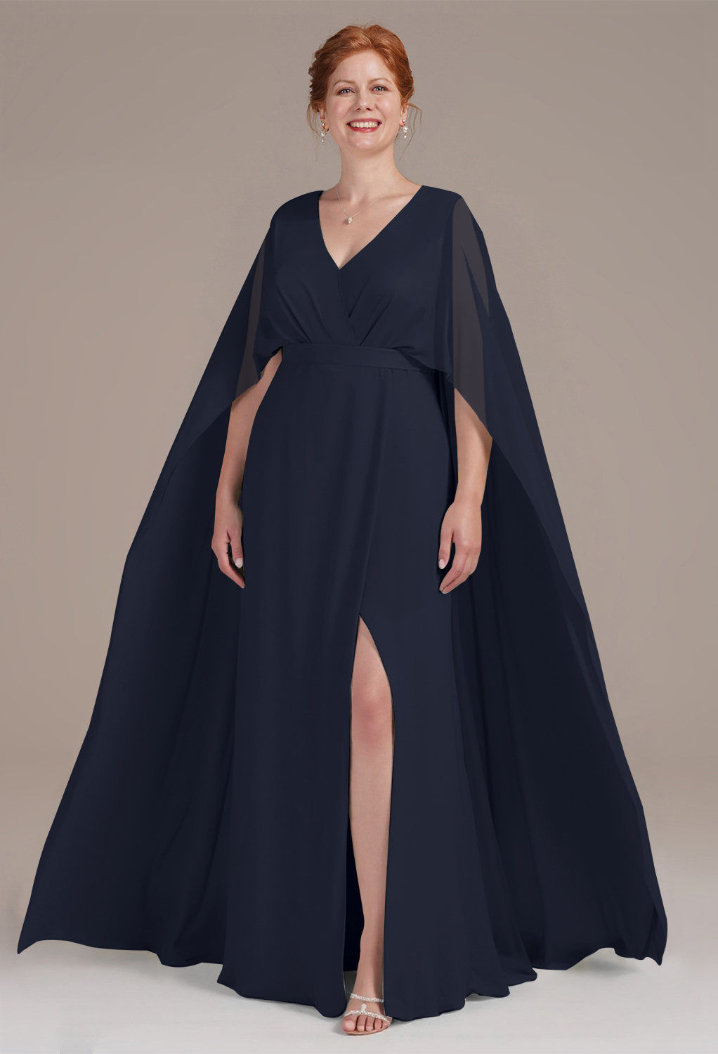 AW Marwa Dark Navy  Mother of the Bride Dresses