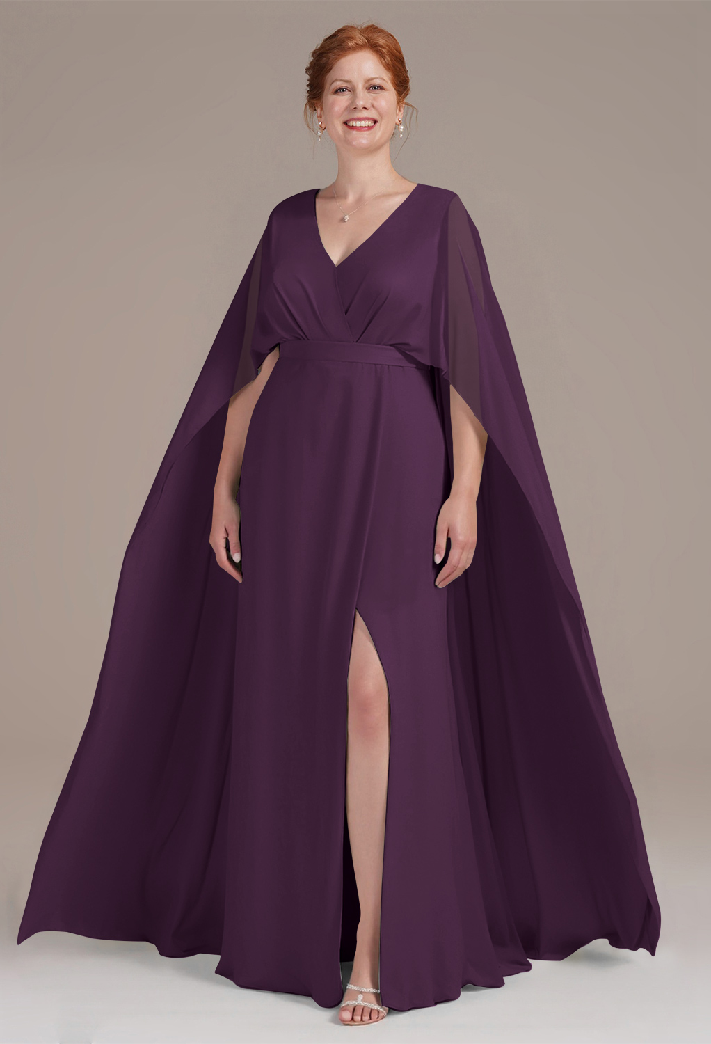 AW Marwa Grape  Mother of the Bride Dresses
