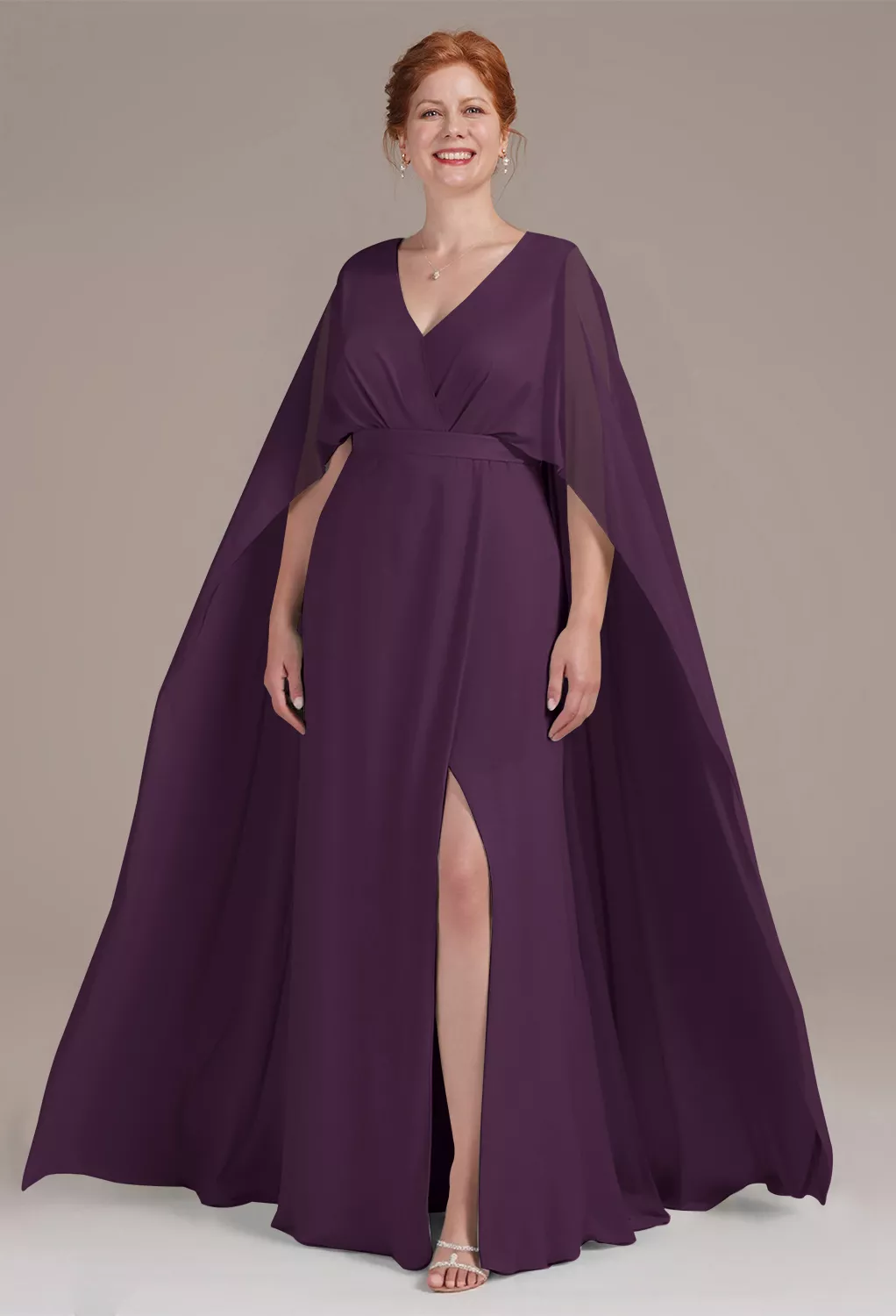 AW Marwa Grape  Mother of the Bride Dresses