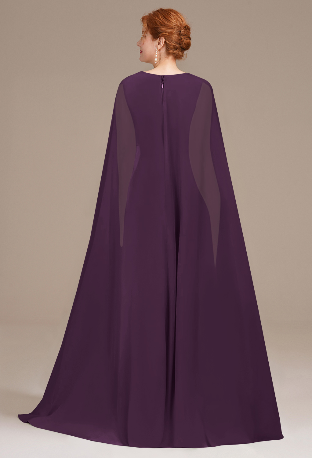 AW Marwa Grape  Mother of the Bride Dresses