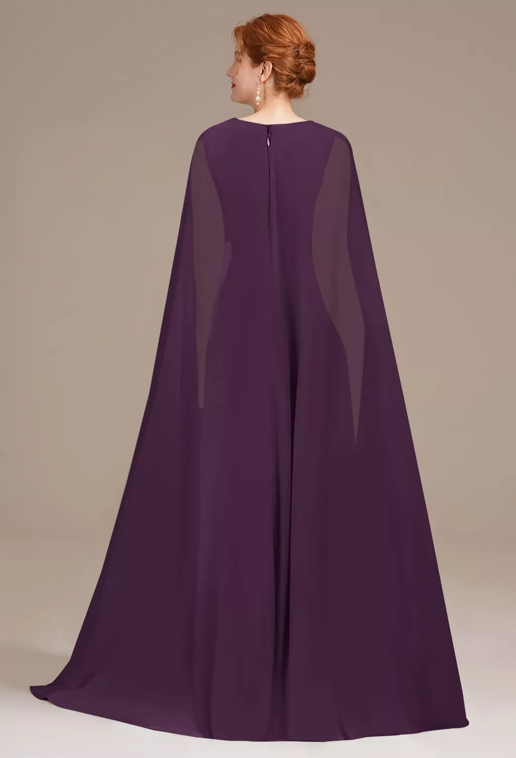 AW Marwa Grape  Mother of the Bride Dresses