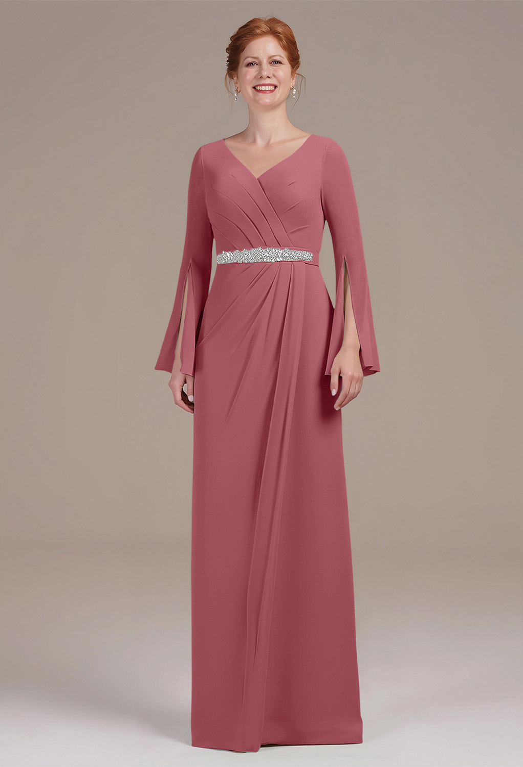 AW Mikayla Desert Rose  Mother of the Bride Dresses