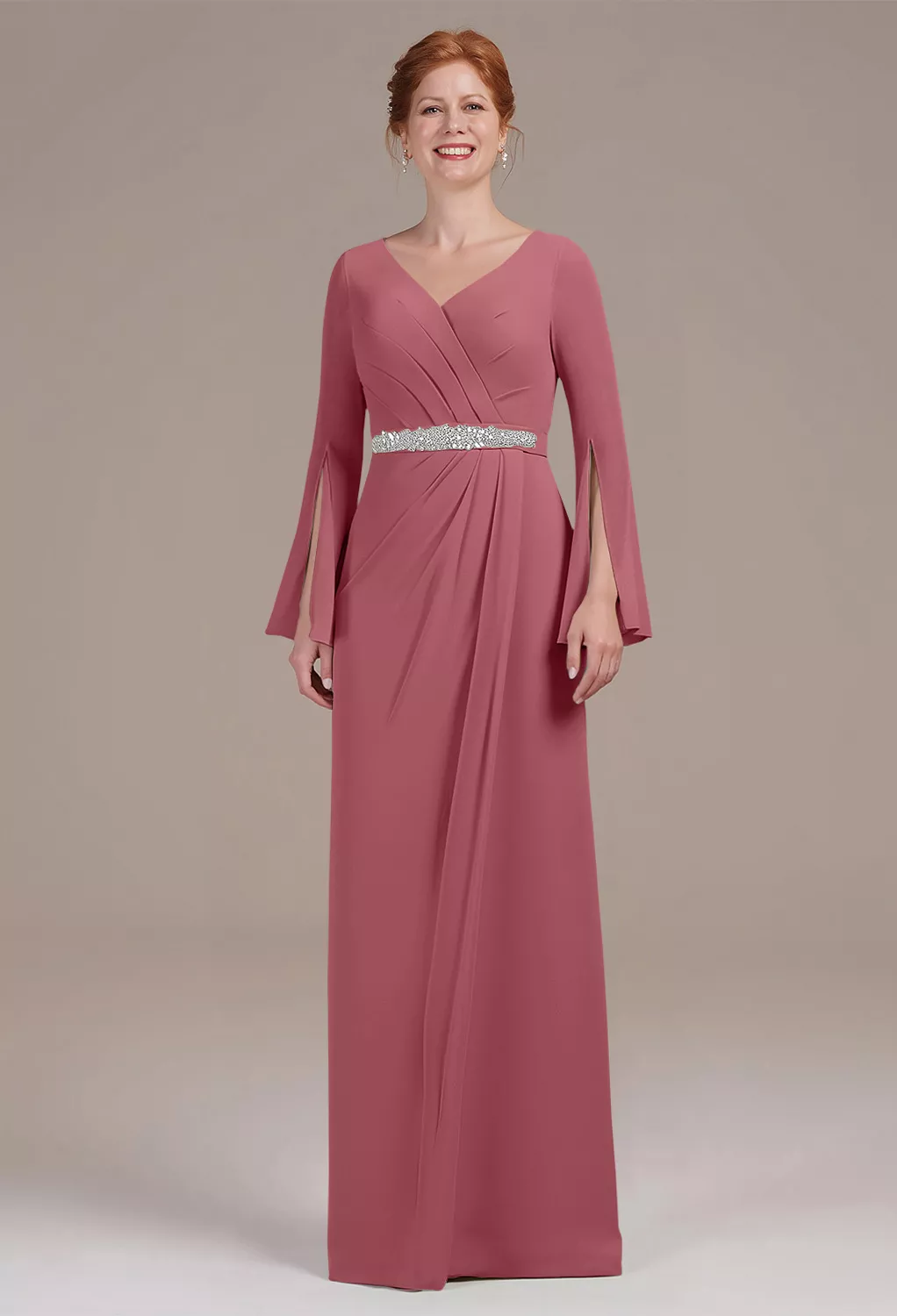 AW Mikayla Desert Rose  Mother of the Bride Dresses