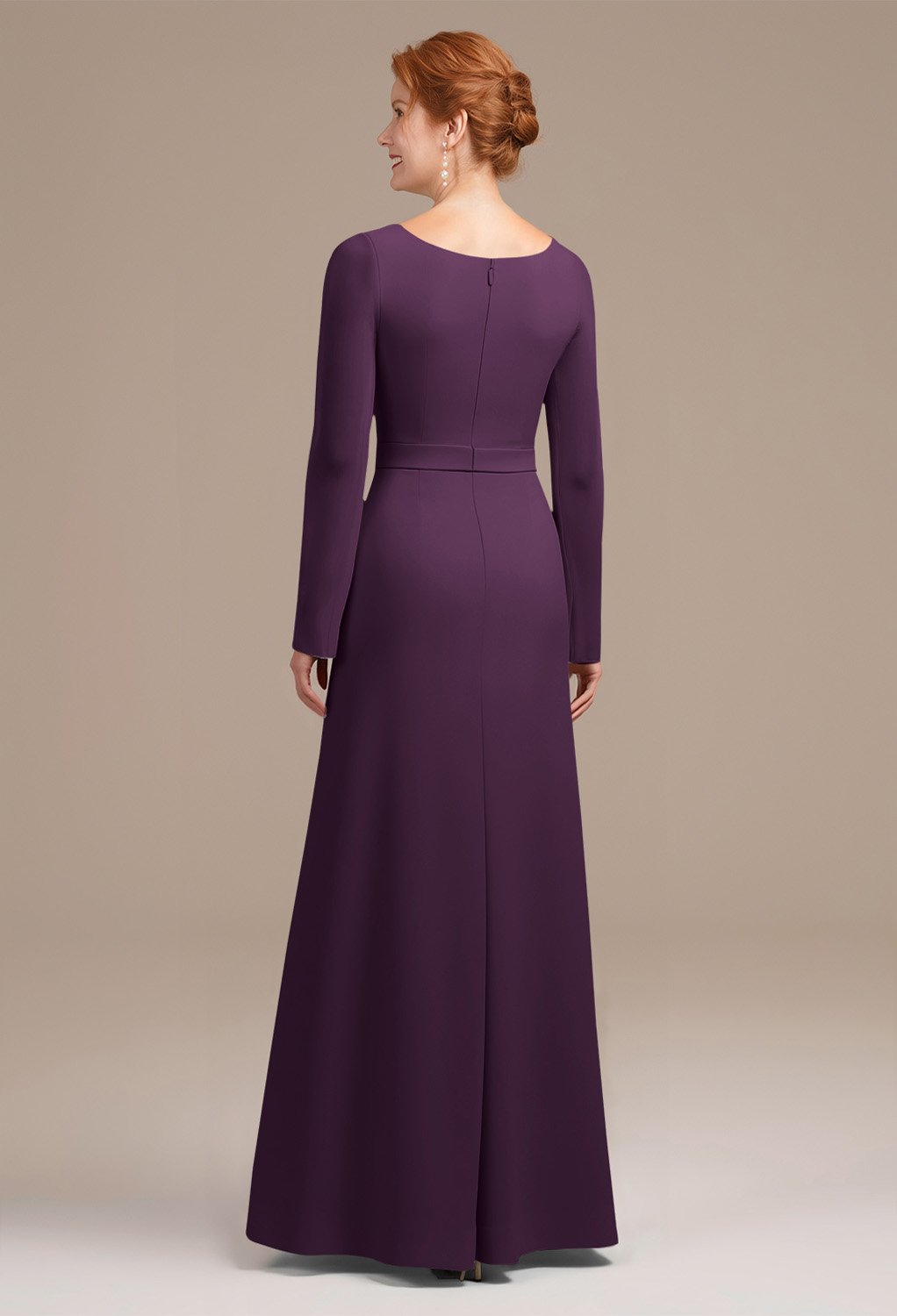 AW Mikayla Grape  Mother of the Bride Dresses