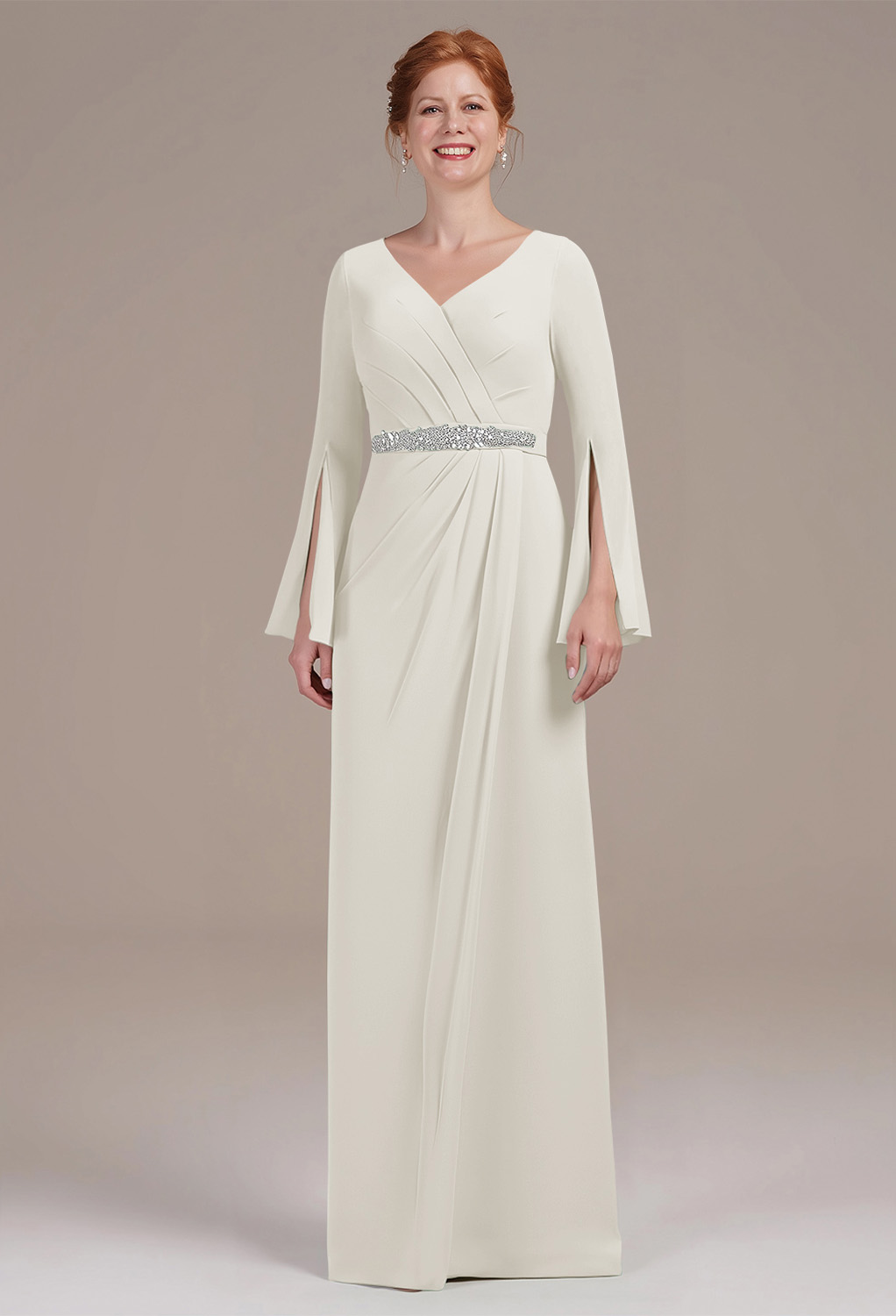 AW Mikayla Ivory  Mother of the Bride Dresses