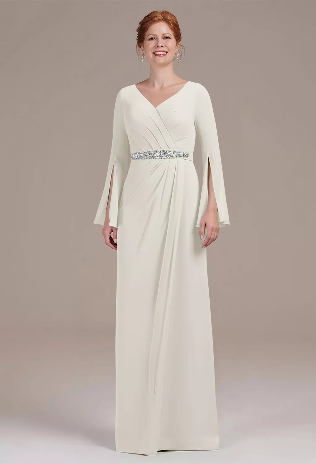 AW Mikayla Ivory  Mother of the Bride Dresses