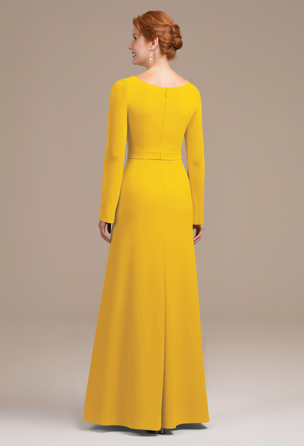 AW Mikayla Mustard Yellow  Mother of the Bride Dresses